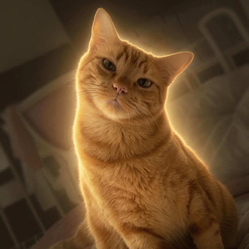 The cat